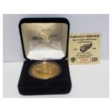 Highland Mint Detroit Red Wings Coin in case