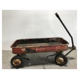 Vintage Red Junior metal wagon