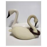 Large swan decor pieces