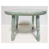 Small painted wood stool