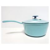 Prizerware cast iron enamel pot w/ lid