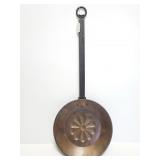 Large Hammered copper decor spoon