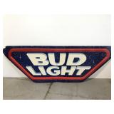 Bud Light outer space cardboard sign