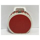 Petite red vintage cosmetics case
