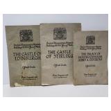 Old vintage castle guides
