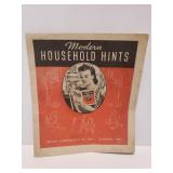 Vintage Modern Household hints booklet