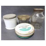 Vintage jar collection