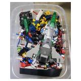 Large bin of Legos