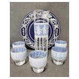 Possible Wedgewood beverage set with tin