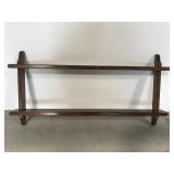 Plate display wall rack