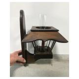 Vintage wall mount candle lantern holder