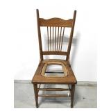 Vintage wood planter project chair
