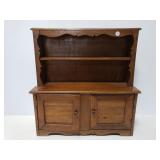 Old wood bathroom cabinet