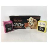 Trivial Pursuit pocket player set w/ extra cards