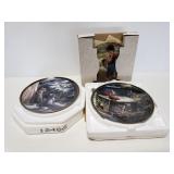 Collectors plate trio
