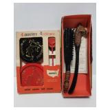 Souvenir coasters and shoe horn & brush set