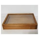 Homemade wood & glass dislay case