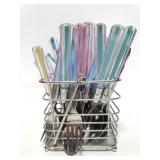 Vintage Silverware collection on organizer