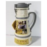 Ceramic beer stein style insulated container