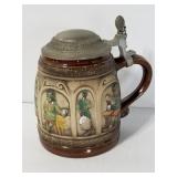 Vintage W. German ceramic beer stein