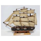 Bergantin Siglo XVIII wood model ship