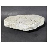 Granite slab oil candle
