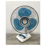 Tatung large blue blade oscillating 3 speed fan