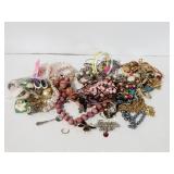 Huge costume jewelry assortment