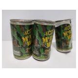 5 vintage empty M*A*S*H beer cans