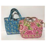 Two Vera Bradley handbags - like new