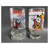 Burger King & Taco Bell promo drinking glasses