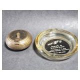 Vintage ashtray pair