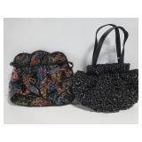 Two small La Regale beaded purses