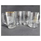 Glass Marine Corps cups/mugs