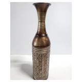 Tall 2 foot metal vase
