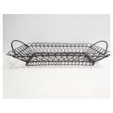 Metal wire basket tray