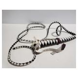 Two toned braided whip