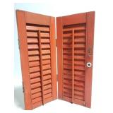 Small wood decorative shutter