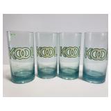 Four piece Kool cigarettes promo drinking cups