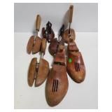 Collection of wood shoe forms