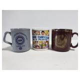 Chrysler coffee mug trio