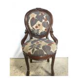 Antique carved wood chair