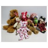 Plush animal collection
