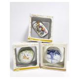 Three New Porcelain collectable trinket boxes
