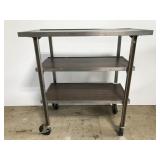 Vintage Lakeside Mfg heavy duty metal utility cart