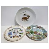 Michigan souvenir collector plates