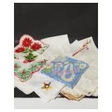 Large assortment of vintage hankies