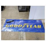 Vintage Goodyear Blimp race banner