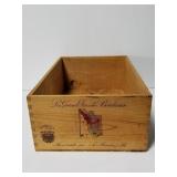 Wooden A. Moueix & Fils French wine crate