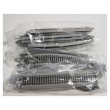 Electric train, track pieces